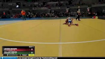 75 lbs Placement (4 Team) - Jayden Rogers, Staples-Motley vs William Dircks, Brainerd/Pillager