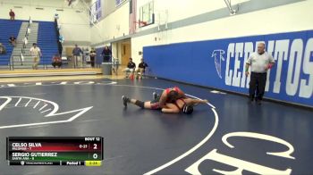 184 lbs Placement Matches (8 Team) - Sergio Gutierrez, Santa Ana vs Celso Silva, Palomar