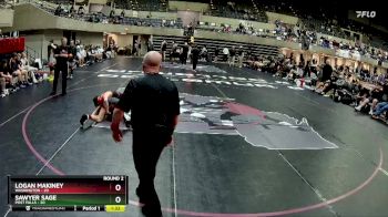 127 lbs Round 2 (4 Team) - Sawyer Sage, Post Falls vs Logan Makiney, Washington