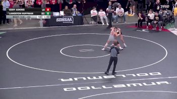 140 lbs Quarterfinal - Eddy Adkins, Lead-Deadwood vs Langston Huffman, Rapid City Central