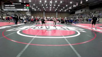 157 lbs Quarterfinal - Garon Kaiser, Deer Creek vs Brady Danze, Millard South