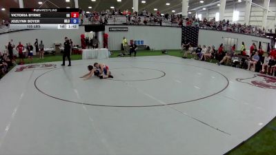 125 lbs Victoria Byrne, Oregon vs Jozlynn Boyer, North Dakota Blue