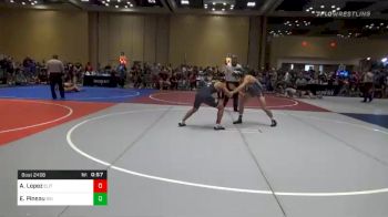 Match - Anthony Lopez, Elite Wrestling ( EWA Beach) vs Elijah Pineau, Rio Rancho Rams