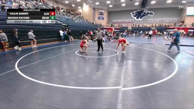 126 lbs Quarterfinal - Kailin Sebert, Allen vs Reagan Rayome, Conroe The Woodlands