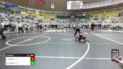 60 lbs Rr Rnd 3 - Persephone Reyes, Dover Youth Wrestling Club vs Hadley Brown, Beebe Badgers Wrestling Club