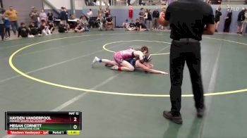 110 lbs Round 3 - Hayden Vanderpool, Pioneer Grappling Academy vs Megan Cornett, Kodiak Wrestling Club