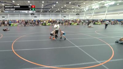 70 lbs Champ. Round 1 - Aiden Ribot, Eagle Empire vs Brantley Barnes, Unattached