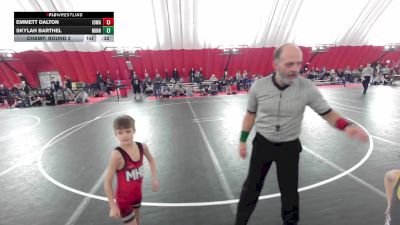 10U True Beginner - 45.8-51.8 Champ. Round 3 - Kingston Meives, Wisconsin vs Caiden Greenwell, Pardeeville Boys Club Youth Wrestling