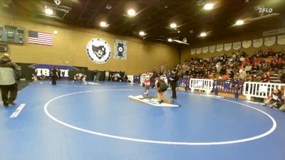 130 lbs Cons. Round 2 - Mila Melgoza, Liberty vs Berenice Sanchez, Santa Maria