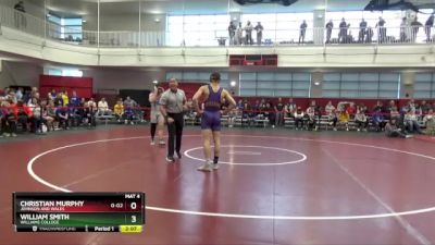174 lbs Quarterfinal - Christian Murphy, Johnson And Wales vs William Smith, Williams College