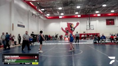 106 lbs Cons. Round 2 - David Fahrner, Franklin Wrestling Club vs Nolan Riley, Columbus North