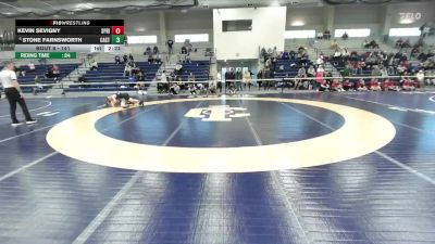 141 lbs Champ. Round 1 - Stone Farnsworth, Castleton vs Kevin Sevigny, Springfield