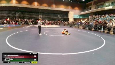 50-54 lbs Round 2 - Jett Finn, USA GOLD vs Hudson Brandt, Fallon Outlaws Wrestling Club