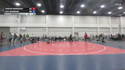 130 lbs Quarters - Taimane Benemerito, Oliver Training Camp vs Caly Rodriguez, Brandon High School