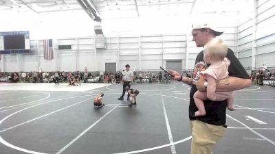 46 lbs 3rd Place - Lily Brown, No Team vs Hazel Grimley, California Grapplers
