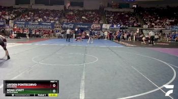 D 1 113 lbs Cons. Round 2 - Jayden Pontecorvo, Chalmette vs Noah Hyatt, Dutchtown