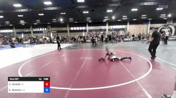 85 lbs Rr Rnd 2 - Chase Winkle, Mat Demon WC vs Everett Roorda, War WC