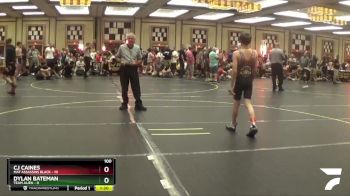 100 lbs Round 4 (6 Team) - Cj Caines, Mat Assassins Black vs Dylan Bateman, Team Alien