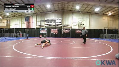 67 lbs Rr Rnd 1 - Tristyn Andrews, Madill Takedown vs Rex Stewart, Shelton Wrestling Academy