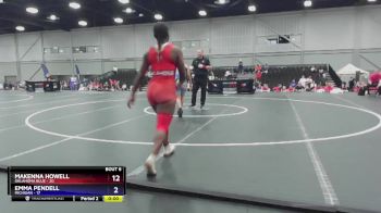 170 lbs Round 2 (8 Team) - Kali Hayden, Oklahoma Blue vs Ayan Kelley, Michigan