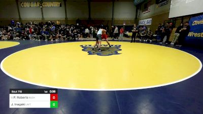 178 lbs Consi Of 8 #1 - Patrick Roberts, Buchanan vs Jon Inagaki, Layton (UT)