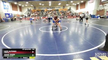 160 lbs Champ. Round 2 - Gavin Yager, Fountain Valley vs Alex Alfonso, Serrano