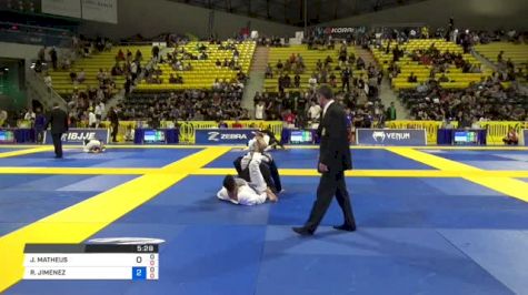 JOSE MATHEUS vs ROBERTO JIMENEZ 2018 World IBJJF Jiu-Jitsu Championship