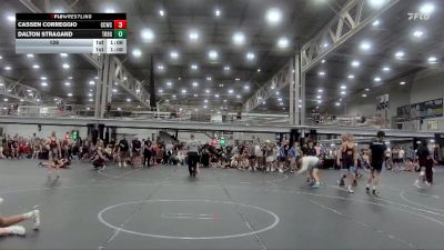 126 lbs Round 6 (8 Team) - Dalton Stragand, TDWC Maniacs Blue & Gold vs Cassen Correggio, Capital City WC