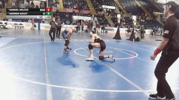 157 lbs Semifinal - Samuel Wilcox, Marlborough vs Andrew Daley, Bristol-Plymouth