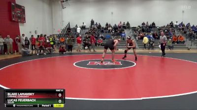 215 lbs Round 3 - Lucas Feuerbach, Solon vs Blake Lamansky, Cardinal Community