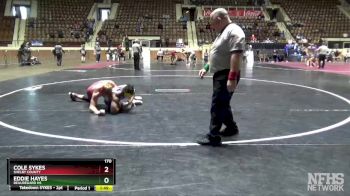 170 lbs Semifinal - COLE SYKES, Shelby County vs Eddie Hayes, Beauregard HS