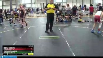 112 lbs Round 4 (6 Team) - Beau Brown, Missouri Gold vs Peter Dranger, Indiana Outlaws