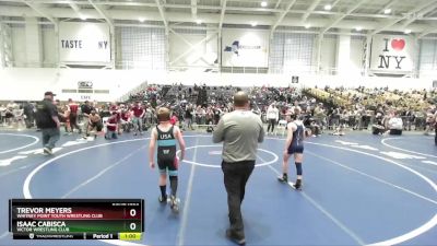 78 lbs Quarterfinal - Trevor Meyers, Whitney Point Youth Wrestling Club vs Isaac Cabisca, Victor Wrestling Club
