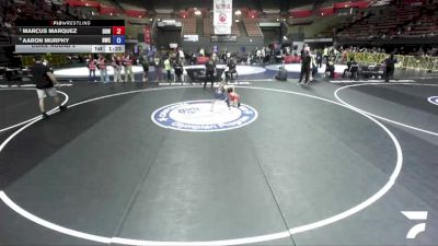 67 lbs Cons. Round 3 - Marcus Marquez, Delano Diablos Wrestling vs Aaron Murphy, Nomad Wrestling Club
