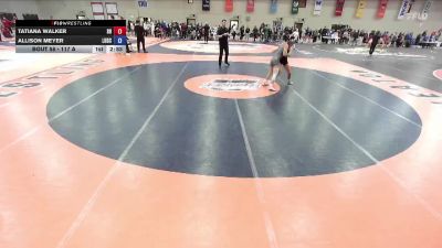 117 A Champ. Round 1 - Tatiana Walker, Sacred Heart vs Allison Meyer, Lindenwood University