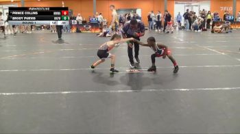 50/55/60 Round 1 - Prince Collins, Mighty Warriors Wrestling Acad vs Brody Purvis, White Knoll Youth Wrestling