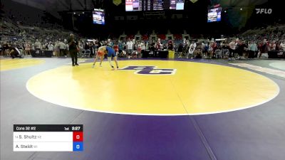 110 lbs Cons 32 #2 - Sophia Shultz, NE vs Avery Steldt, WI