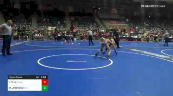 100 lbs Consolation - Isabella Cruz, All American WC vs Morgan Johnson, Bear Cave WC