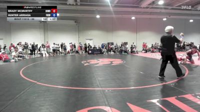 65 lbs Cons. Round 5 - Brady McMurtry, BullTrained Wrestling vs Hunter Arriaga, Flathead High School Wrestling