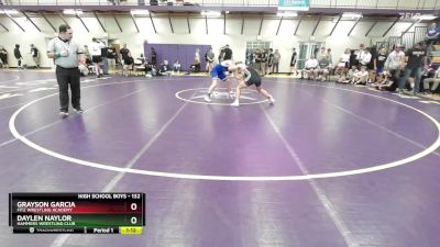 132 lbs Cons. Round 4 - Grayson Garcia, Fitz Wrestling Academy vs Daylen Naylor, Hammers Wrestling Club