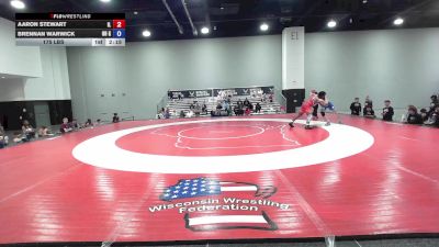 175 lbs Aaron Stewart, Illinois vs Brennan Warwick, Ohio Gray