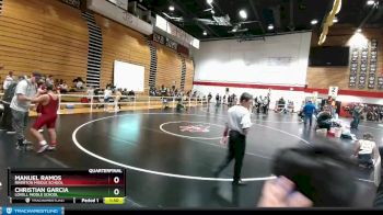 132 lbs Quarterfinal - Christian Garcia, Lovell Middle School vs Manuel Ramos, Riverton Middle School