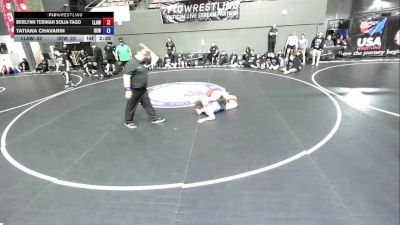 155 lbs Berlynn TeRinah Solia-Tago, LAWA - Los Angles Wrestling Association vs Tatiana Chavarin, IEWA - Inland Empire Wrestling Association