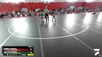 59-60 lbs Round 2 - Keaton Parrish, Lincoln Youth Wrestling Club vs Adriel Morana, X-Factor Elite Wrestling