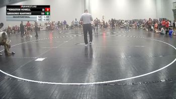 40 lbs Quarterfinal - **Kingston Howell, Outlaws PWC vs Gregorio Martinez, Treehouse Wrestling Academy