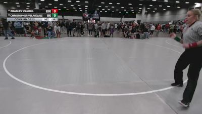150 lbs Cons. Rd Of 32 - Christopher Velasquez, Blackhawk Wrestling Club vs Bradley Caygill, Daniel Cormier Wrestling Club