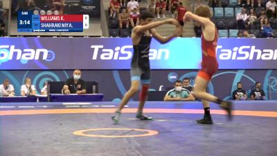 51 kg Qualif. - Kaedyn Evan Williams, United States vs Abolfazl Ahmad Shahrakiniya, Iran