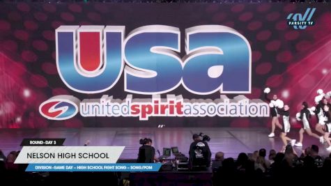 Nelson High School - Game Day -- High School Fight Song -- Song/Pom [2023 Game Day -- High School Fight Song -- Song/Pom Day 3] 2023 USA Spirit & Junior Nationals/Collegiate Championships