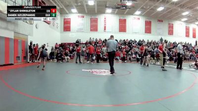 106 lbs Cons. Round 3 - Dylan Shingleton, Northwest (Canal Fulton) vs Danek Szczepanski, Chardon