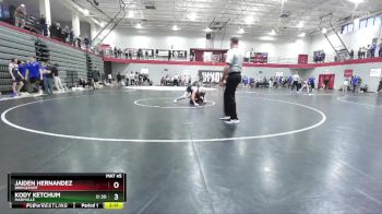 141 lbs Champ. Round 1 - Jaiden Hernandez, Bridgeport vs Kody Ketchum, Maryville